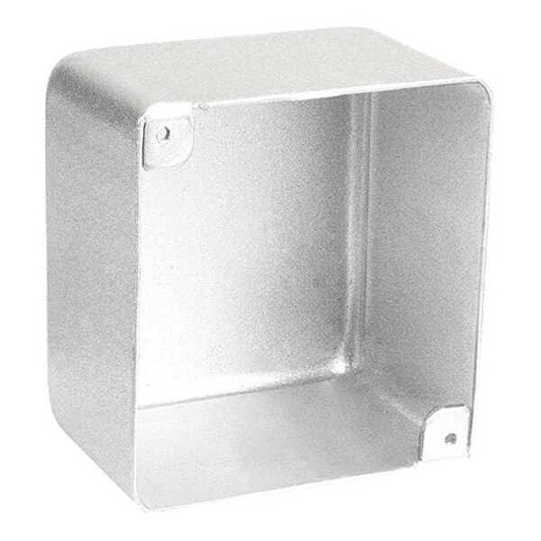 Southwire Electrical Box, 30.3 cu in, Square Box Type, 4 Gangs, Steel, Square Shape 52171-BLNK - main